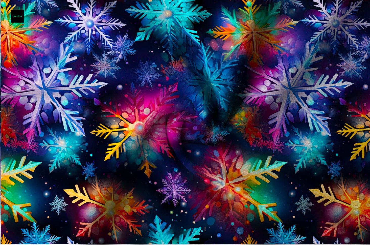 Neon Schneeflocken Winterzeit Aktuelle Vorbestellung